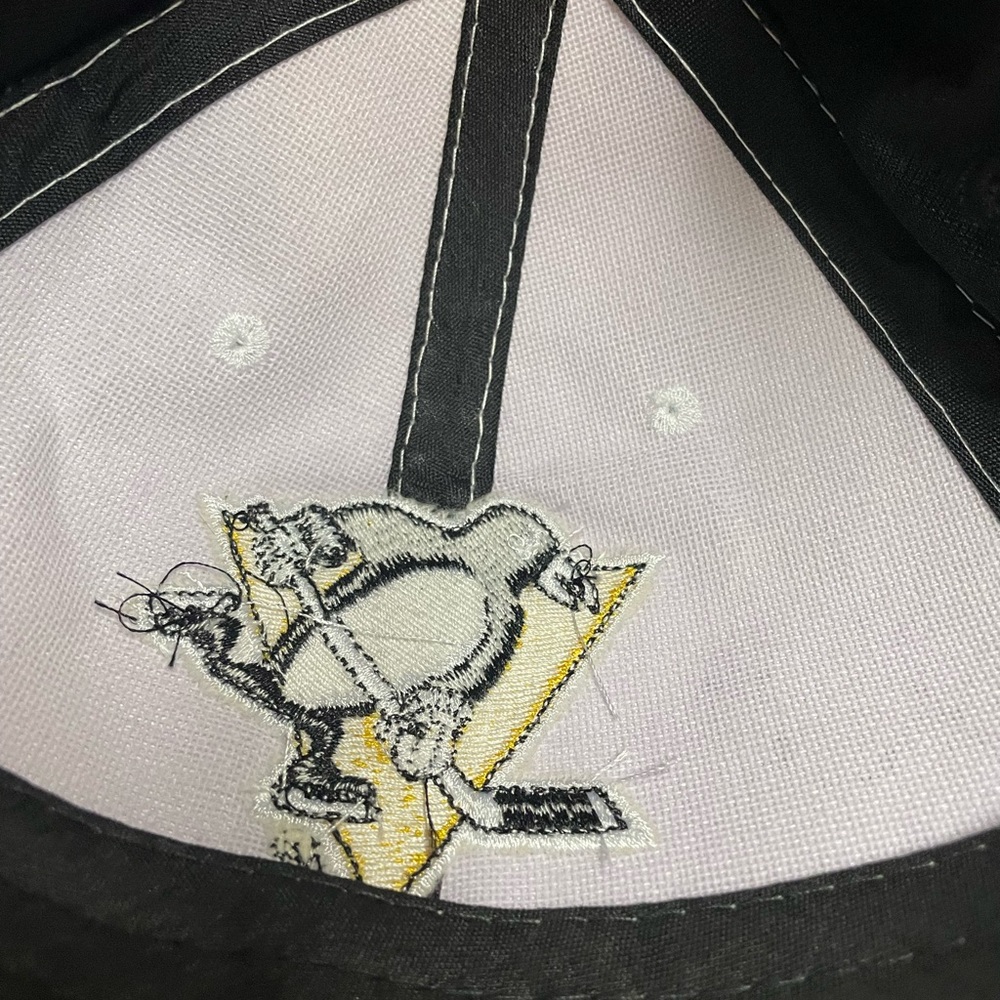 Autographed Penguins Hat - image 8